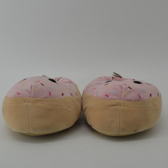 Squishmallows Sz 13-1 Slippers Toddler Girl Pink Donut Donut - Picture 12 of 13